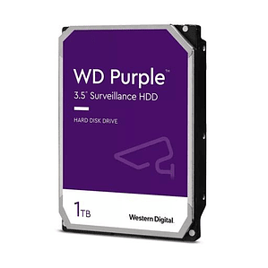 Disco duro 1TB interno | WD Purple de Videovigilancia 3.5“ 5400RPM, SATA 6Gb/s, Cache 64MB