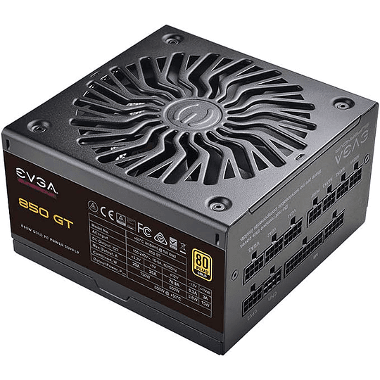 Fuente de Poder EVGA/SuperNOVA 850 GT/Modular 850W