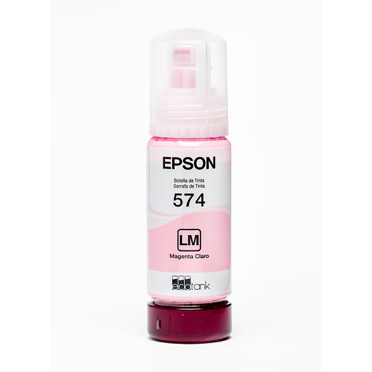 Botella de Tinta Epson T574 color Light Magenta T574620-AL 1