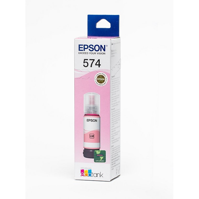 Botella de Tinta Epson T574 color Light Magenta T574620-AL 2