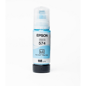 Botella de tinta Epson T574 color Light Cian T574520-AL