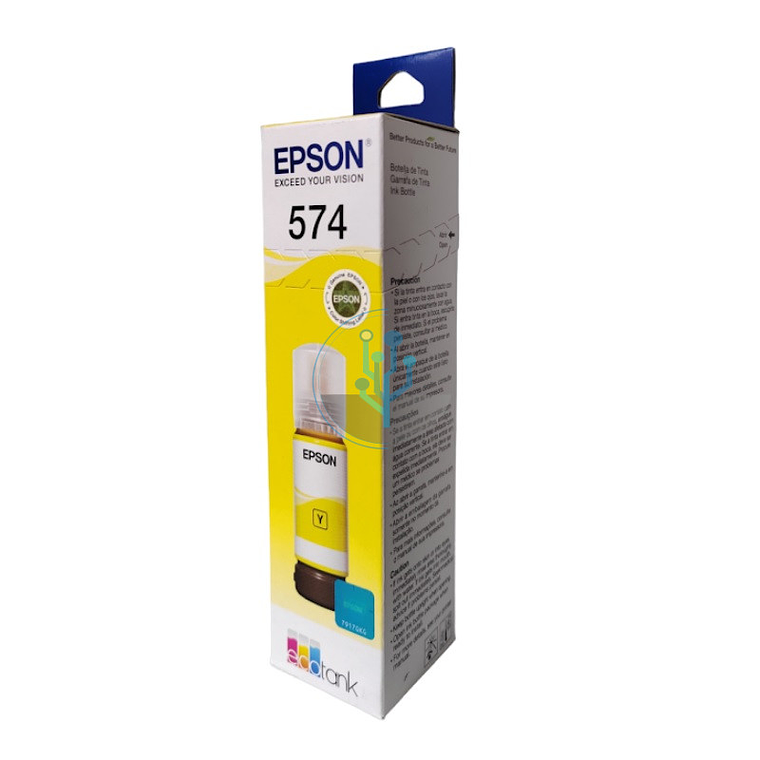 Botella de Tinta Epson T574 color Amarillo T574420-AL 3
