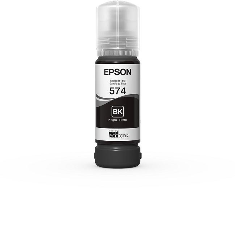 Botella de Tinta Epson T574 color Negra T574120-AL 1