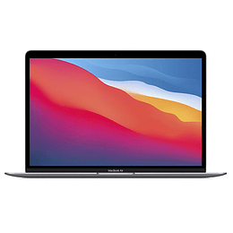 Apple MacBook Air 13.3" (Chip M1 8Core y 7Core GPU) 16GB Ram, 256GB SSD, MacOS Big Sur) space grey