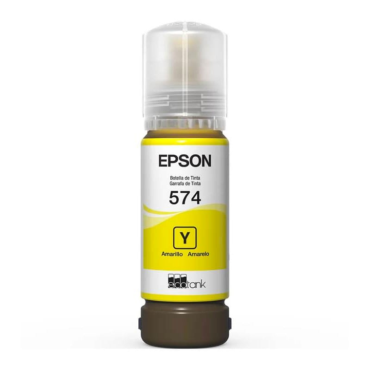 Botella de Tinta Epson T574 color Amarillo T574420-AL 1