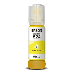 Botella de tinta Epson 524 Color amarillo EcoTank T524420-AL