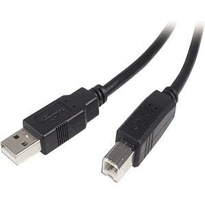 Cable USB A Macho a USB B Macho para Impresora -2mts Negro