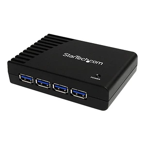 Adaptador Concentrador Hub USB 3.0 Super Speed 4 Puertos Salidas PC Mac - Negro