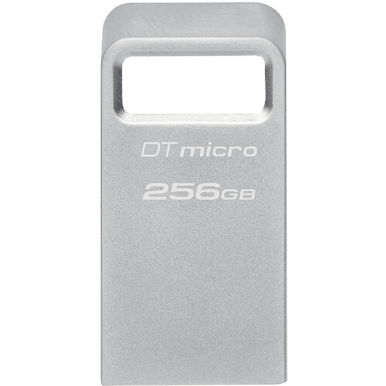 Unidad flash 256GB micro USB Kingston DataTraveler (plateada)