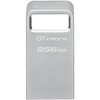 Unidad flash 256GB micro USB Kingston DataTraveler (plateada)