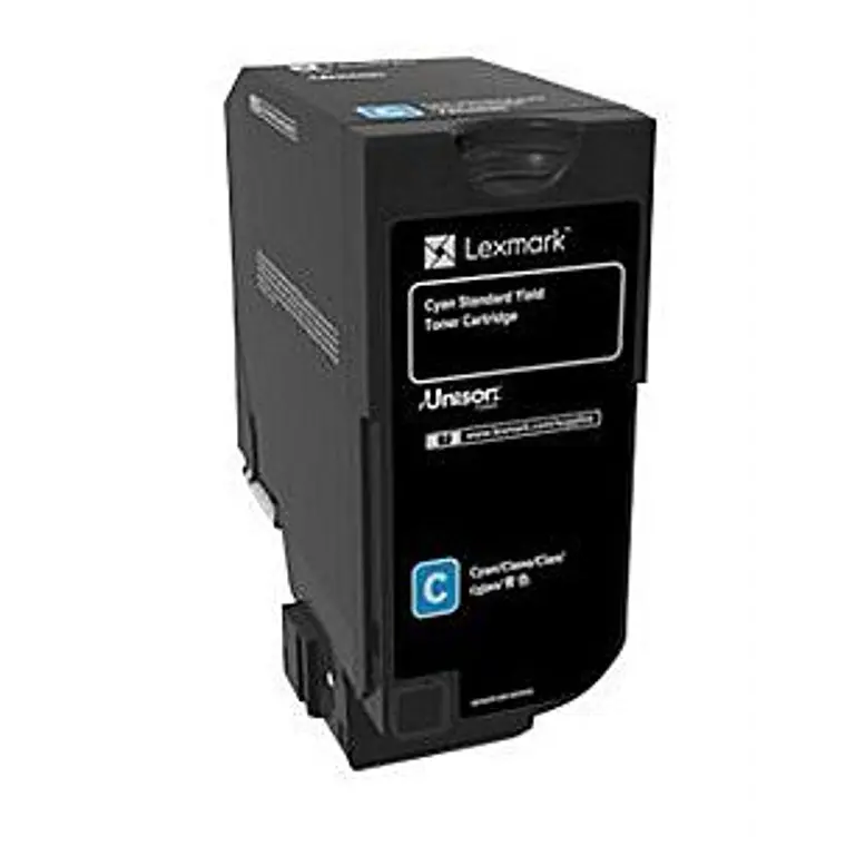 Cartucho de Tóner Lexmark 74C4SC0 color Cian 1