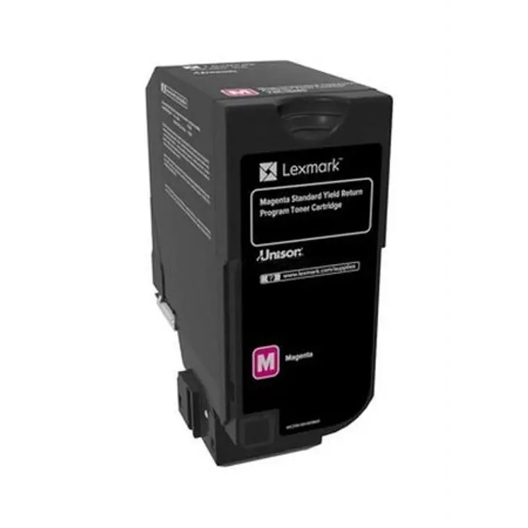 Cartucho de tóner Lexmark 74C4SM0 color Magenta 1