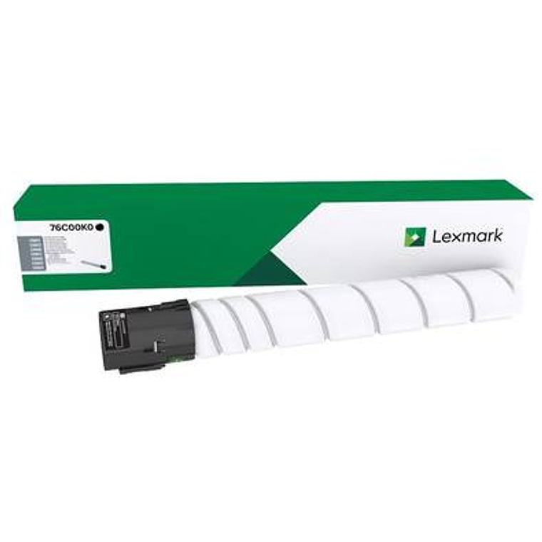 Cartucho de tóner Lexmark 76C00K0 negro  1