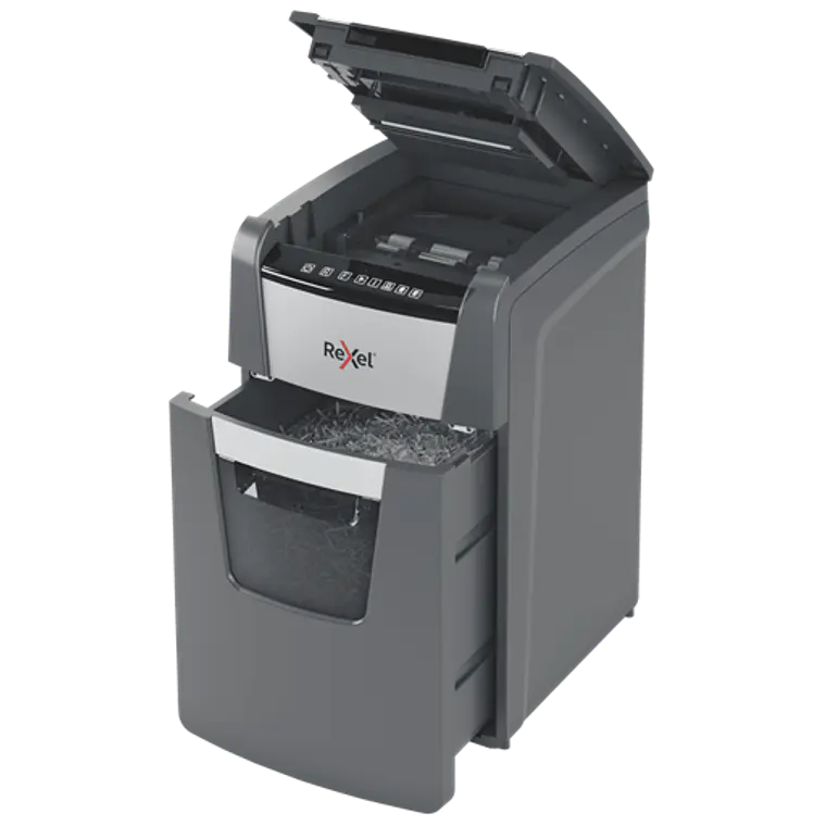 Trituradora de Papel Rexel Optimum AutoFeed 150X, Hasta 150 hojas, Ciclo 30 Minutos 4