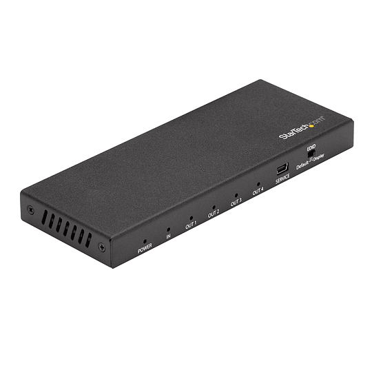 Divisor HDMI - 4 puertos - 4K 60Hz - Divisor HDMI 1 entrada 4 salidas - Divisor HDMI de 4 vías - Divisor de puerto HDMI - negro