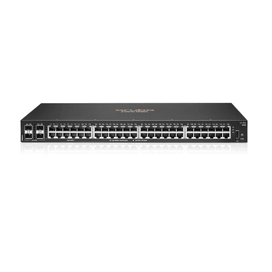 Switch 48 Puertos Hpe Aruba 6000 (Gigabit Sfp, 104 Gbps, Poe+, 370W R8N85A