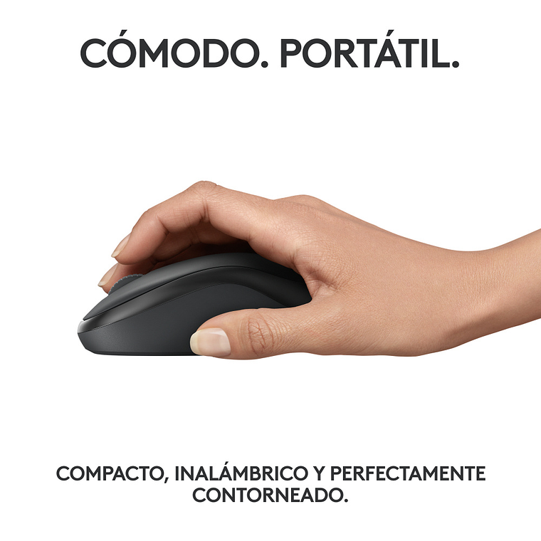  Mouse inalámbrico Logitech M240  - Grafito 6
