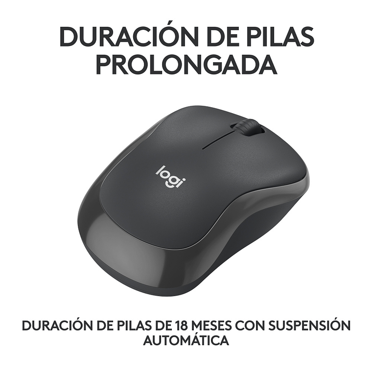  Mouse inalámbrico Logitech M240  - Grafito 3
