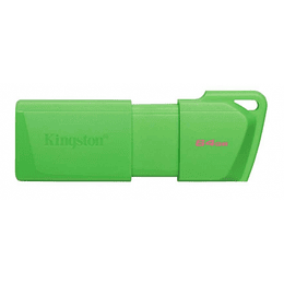 Unidad Flash USB 3.2 Kingston DataTraveler Exodia de 64 GB, USB 3.2 Gen 1, Color Verde