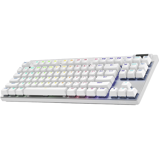 Teclado Inalámbrico Lightspeed para juegos, diseño ultraportátil Logitech - Blanco