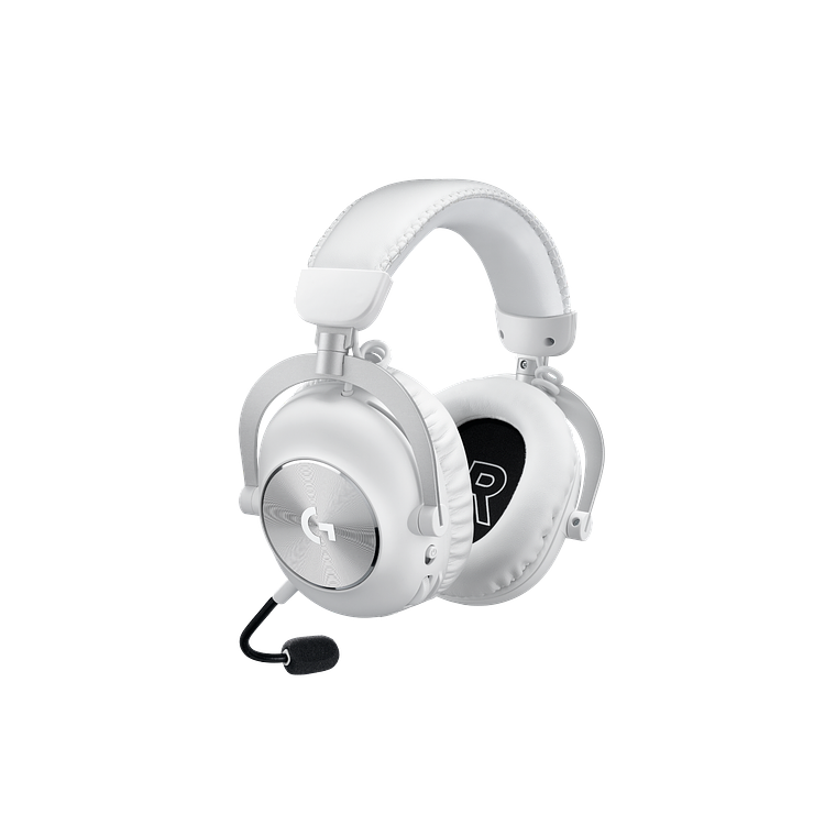 Audífonos Gamer Logitech Pro X 2 LIGHTSPEED, Wireless 2.4GHz, Bluetooth, PC, PS4, PS5, White 6
