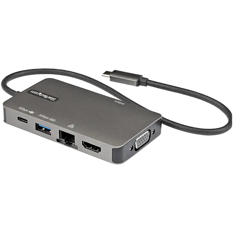 Adaptador Multipuertos USB-C - Docking Station a HDMI VGA USBC PD Red 1