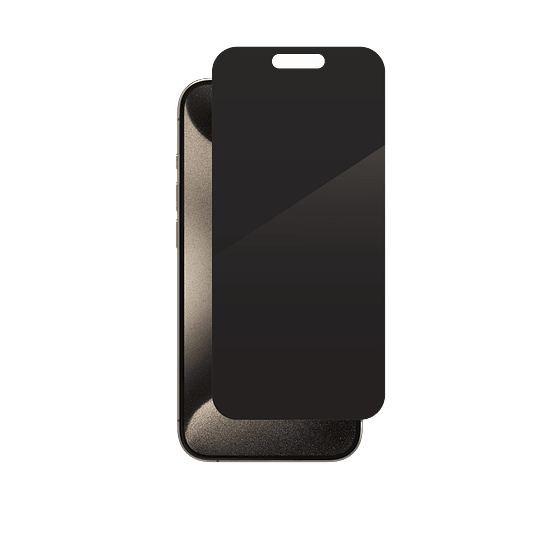 Lamina Glass Elite privacy para iPhone 15 Pro  Invisibleshield