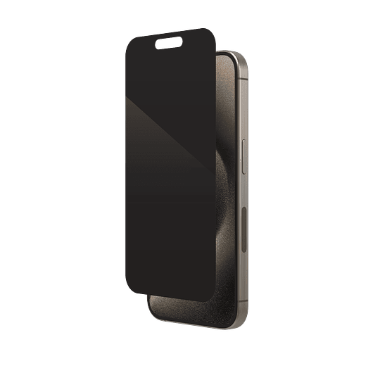Lamina Glass Elite privacy para iPhone 15 Pro  Invisibleshield