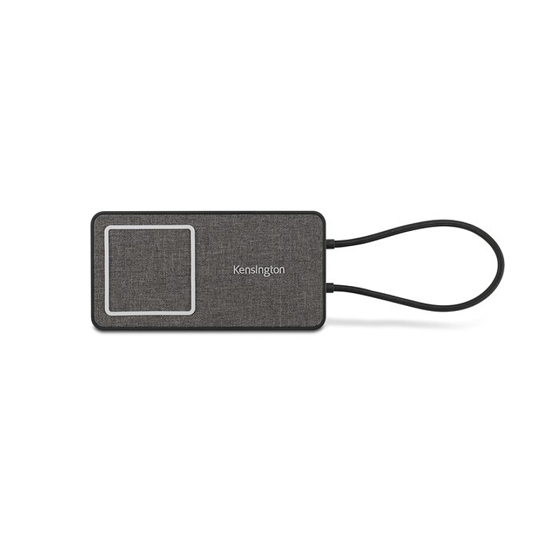 Estación de acoplamiento HDMI dual 4K para iPad y Mac USB-C con carga Qi 2