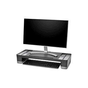 Base y Organizador Kensington K58300WW para Monitor. Color Negro.