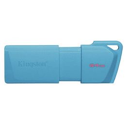 Memoria USB Kingston DataTraveler Exodia M, 64GB, USB A, Turquesa