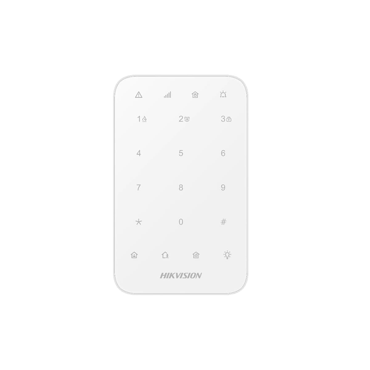Teclado LED Inalámbrico Alarma AXPRO Hikvision DS-PK1-E-WB Hikvision  1