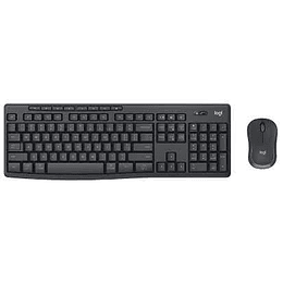 Kit Teclado Mouse Inalámbrico Logitech MK370 Color Grafito