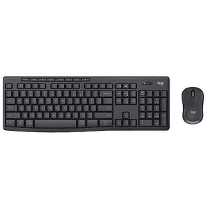 Kit Teclado Mouse Inalámbrico Logitech MK370 Color Grafito