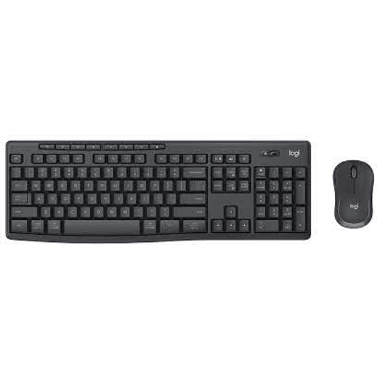 Kit Teclado Mouse Inalámbrico Logitech MK370 Color Grafito