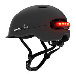 Casco inteligente LED para bicicleta o scooter Livall C20 Talla L - Negro