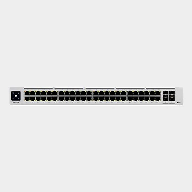 Switch 48 puertos Conmutador UniFi PRO PoE Gbit 4 SFP+ 8PoE++ 600W 2