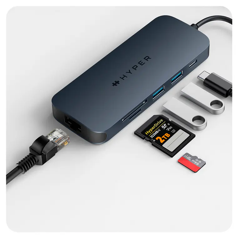 Hub USB-C de 8 puertos HyperDrive Siguiente 7