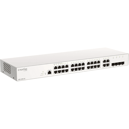 Switch 28 Puertos DBS-2000-28 10/100/1000 Mbps + 4 Ports 