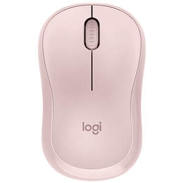 Logitech M240 Silent Bluetooth Mouse, Compact, Portable, Smooth Tracking, Rose - Ratón - inalámbrico - Bluetooth - rosa
