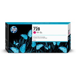 Cartucho de tinta HP 728 color Magenta 300 ml F9K16A