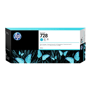 Cartucho de Tinta HP 728 Color Cian 300ml F9K17A