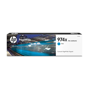 Cartucho de Tinta HP 974X color Cian PageWide L0R99AL