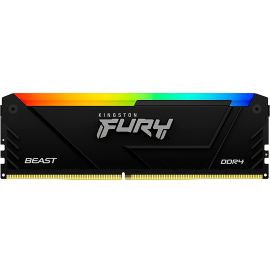 Memoria Ram 8GB DDR4 3733Mhz CL19 Dimm Kingston Fury Beast RGB