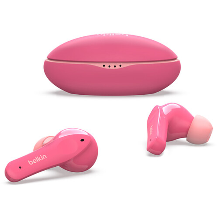Audifono inalambricos True Wireless Nano Belkin Rosado 3