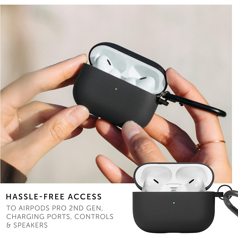 Funda roam para Airpods 1a y 2a gen Native Union Negro 4