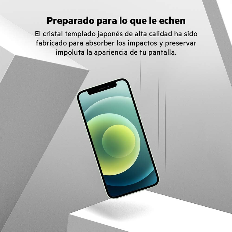 Protector de Pantalla antimicrobiano de vidrio templado- iPhone 12 / 12 Pro 5