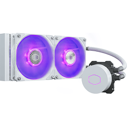 Refrigeración Líquida Cooler Master ML240L V2 White Edition (RGB, 120mm x2, Intel-AMD)