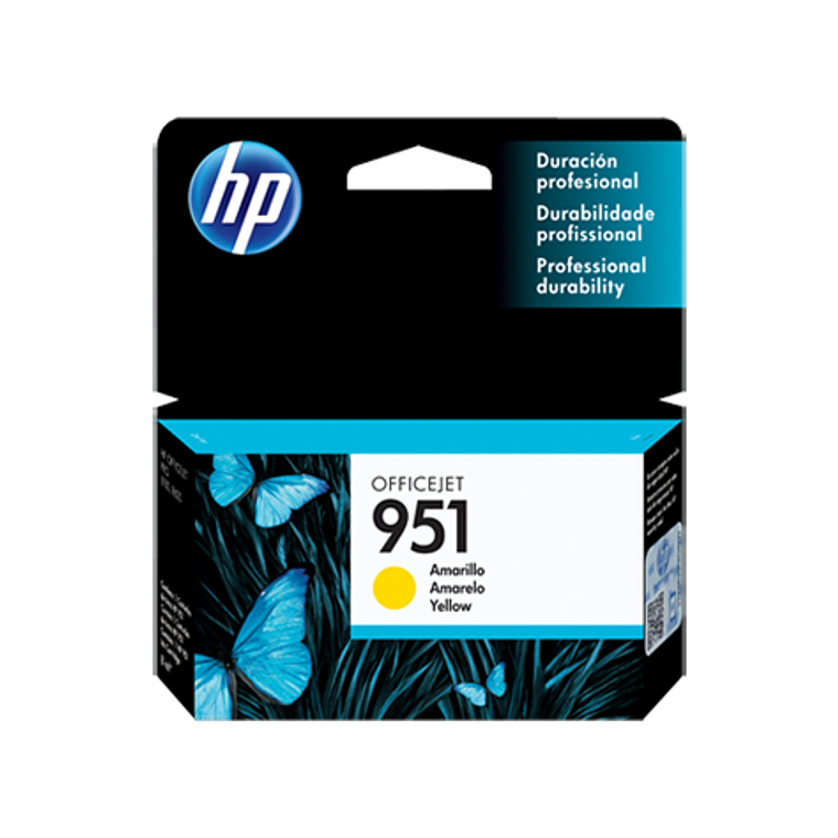 Cartucho de Tinta HP 951 color amarillo original CN052AL 1