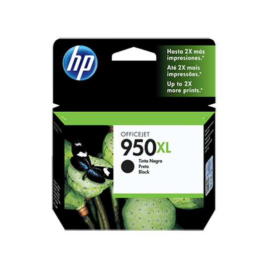 Cartucho de tinta HP 950XL color Negro Alto rendimiento CN045AL
